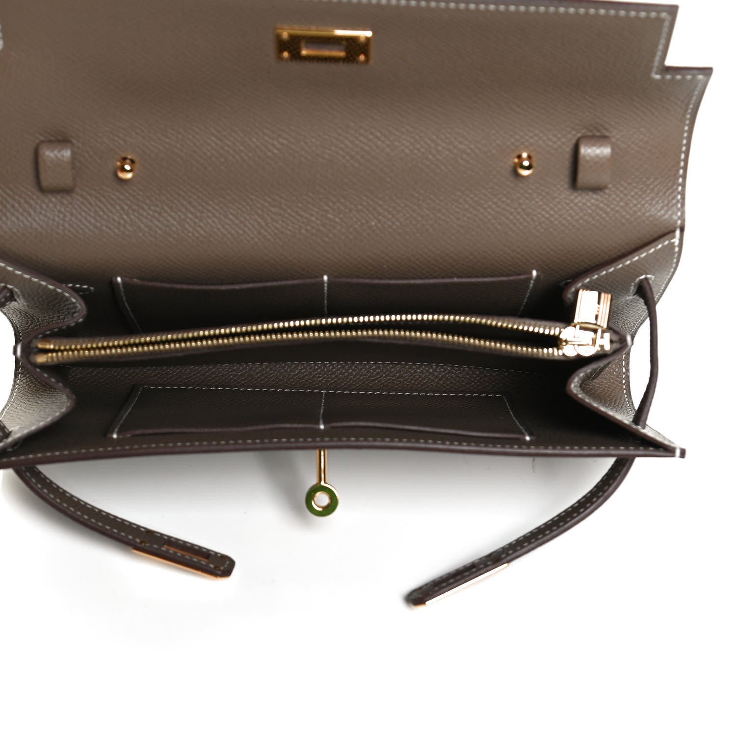 Hermes Epsom Kelly Wallet To Go Etoupe 5 of 10