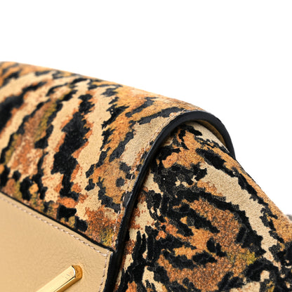 Loewe Suede Tapestry Small Hammock Shoulder Bag Multicolor 10 of 12
