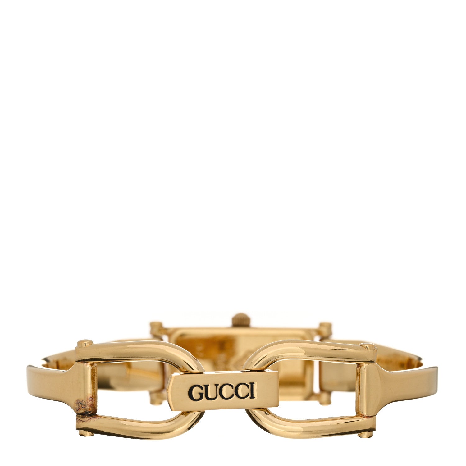 Gucci Stainless Steel 12mm 1500L Horsebit Quartz Watch Gold 3 of 5