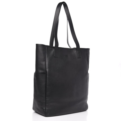 Alexander McQueen Calfskin Perforated Skull Tote Black 3 of 15