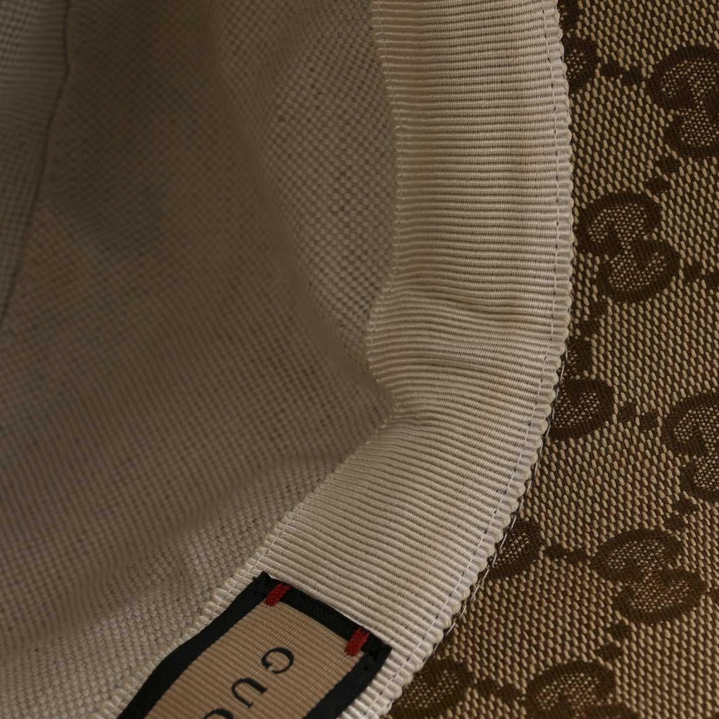 Monogram Wide Brim Hat L Beige