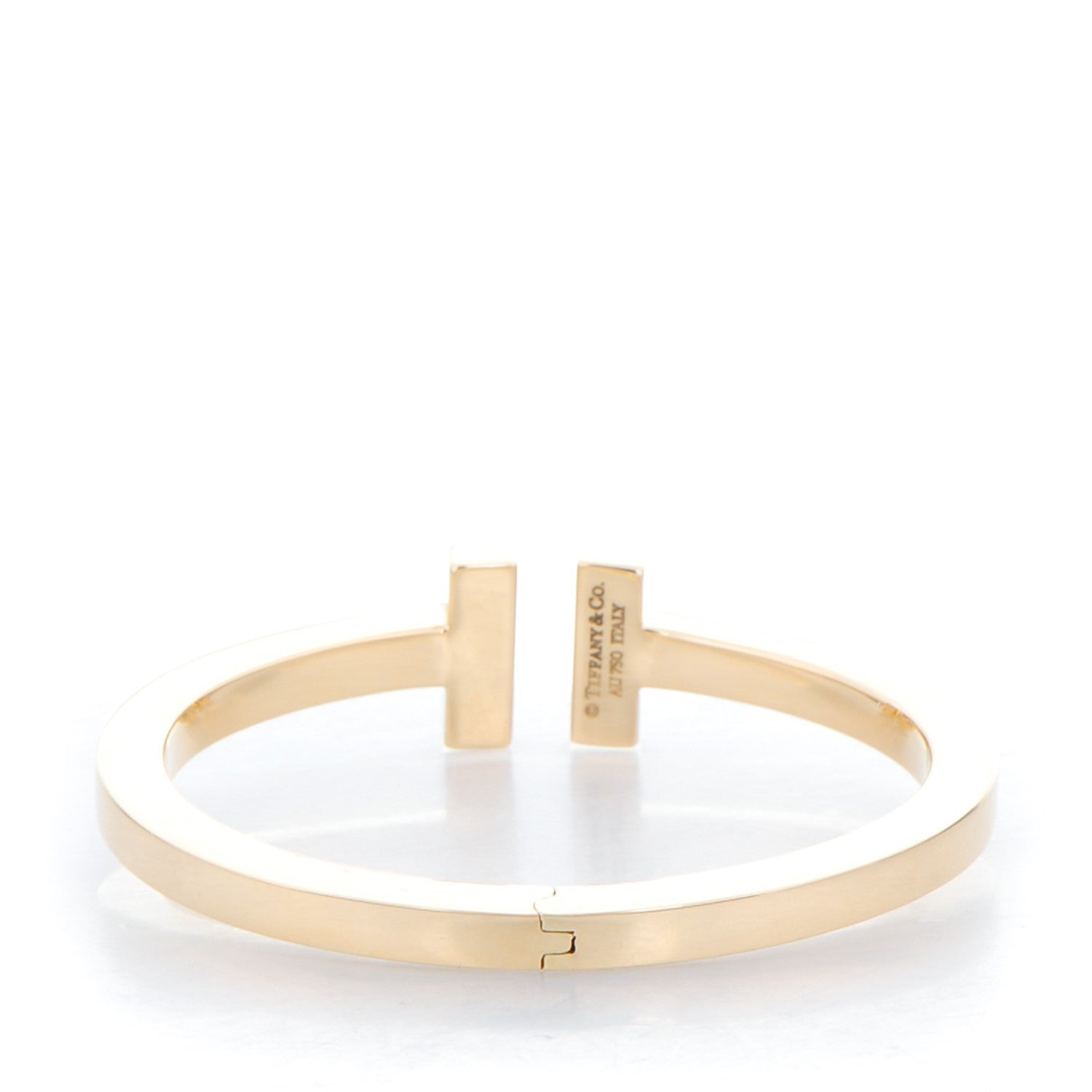 Tiffany 18K Yellow Gold T Square Bracelet 3 of 5