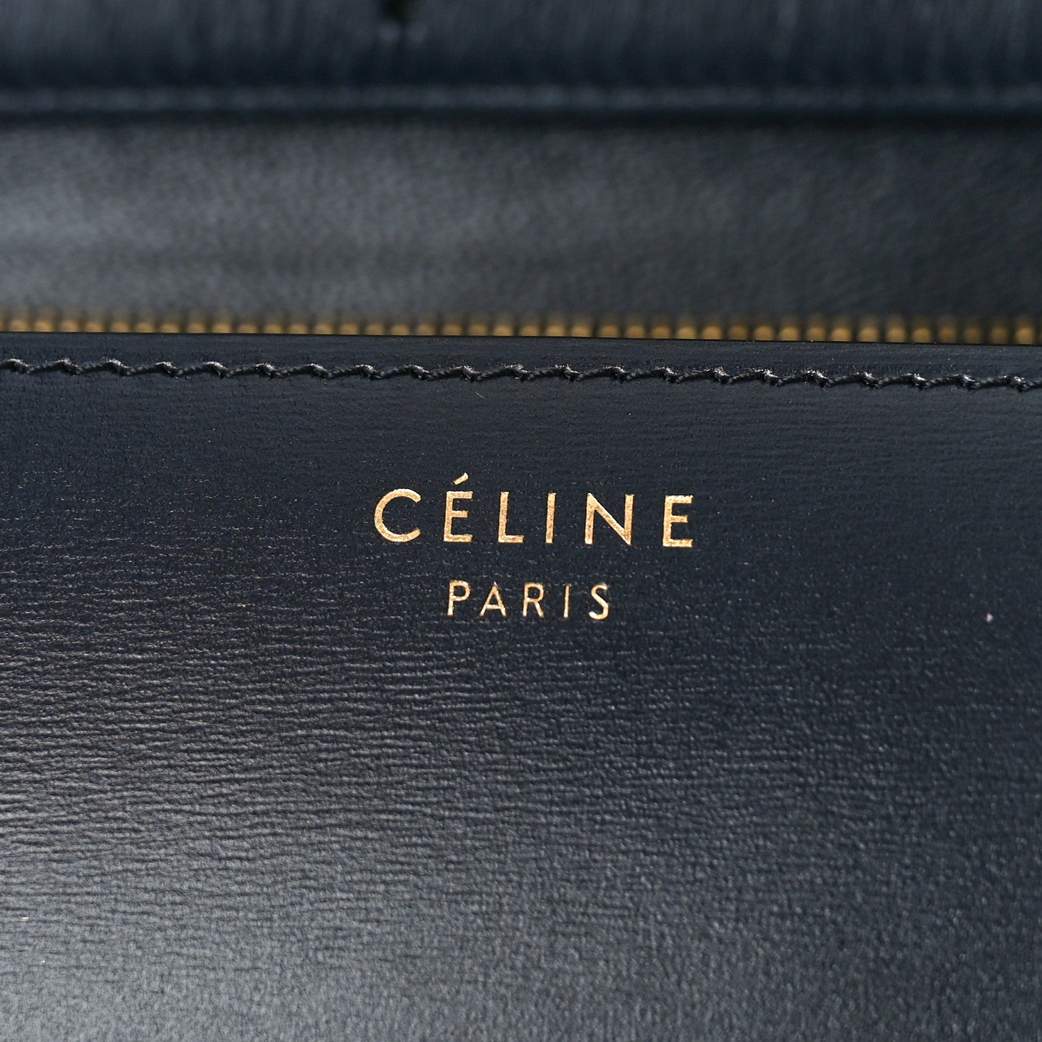 Celine Box Calfskin Medium Classic Box Flap Bag Navy 6 of 8