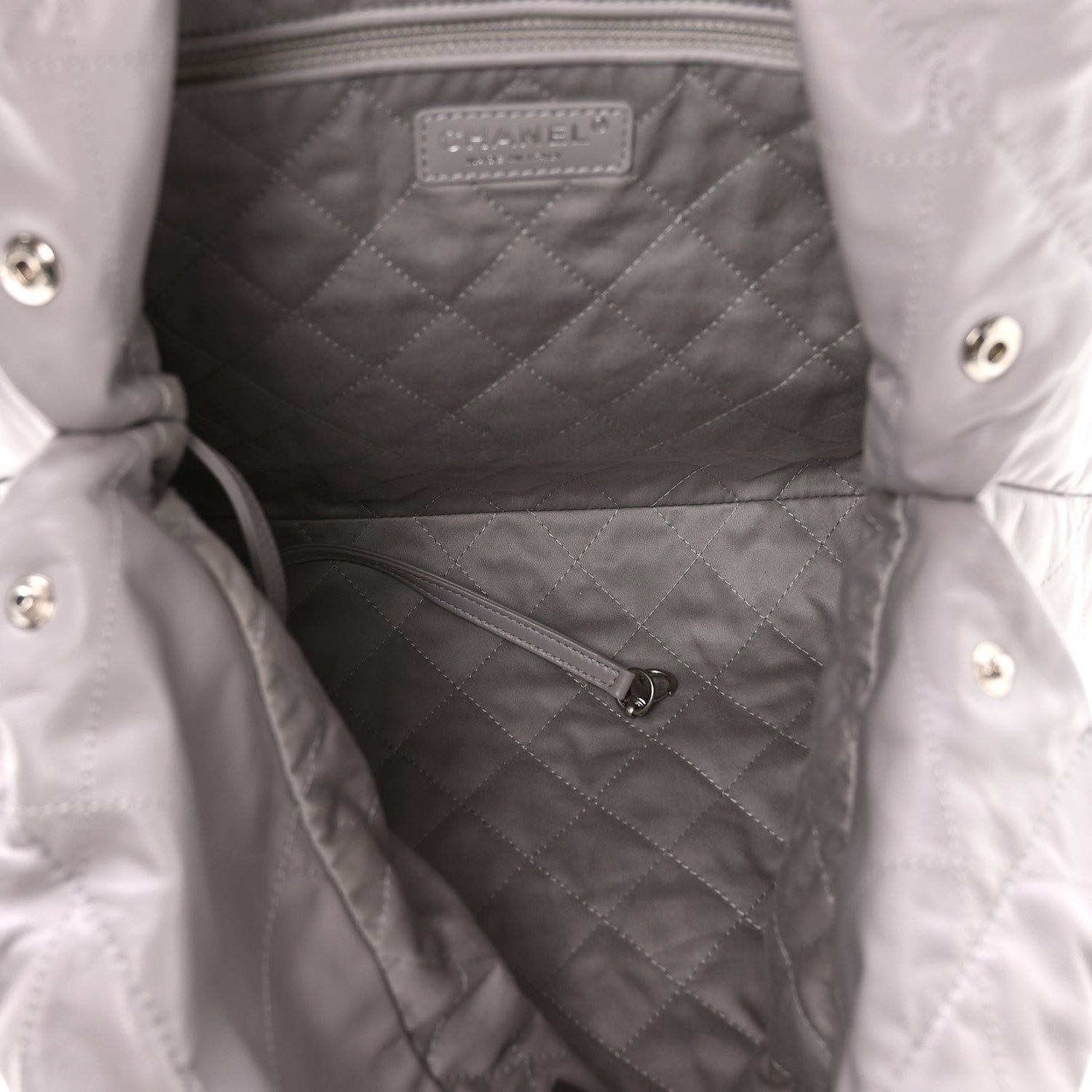 Chanel Shiny Calfskin Quilted Chanel 22 Grey 6 of 11