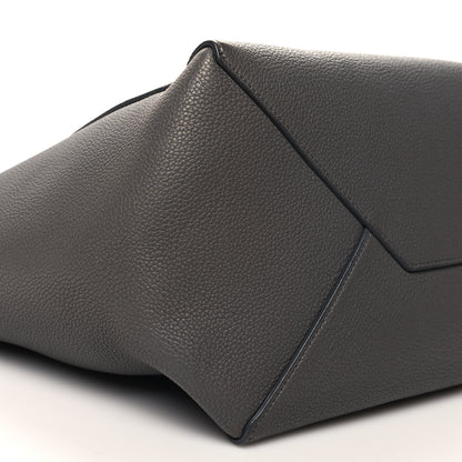 Celine Soft Grained Calfskin Small Belt Cabas Phantom Grey 9 of 11