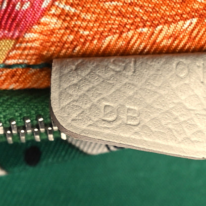 Hermes Epsom Silk'in Compact Wallet Craie Vert Vertigo 7 of 9