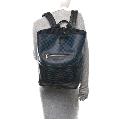 Louis Vuitton Damier Cobalt Matchpoint Backpack 2 of 10