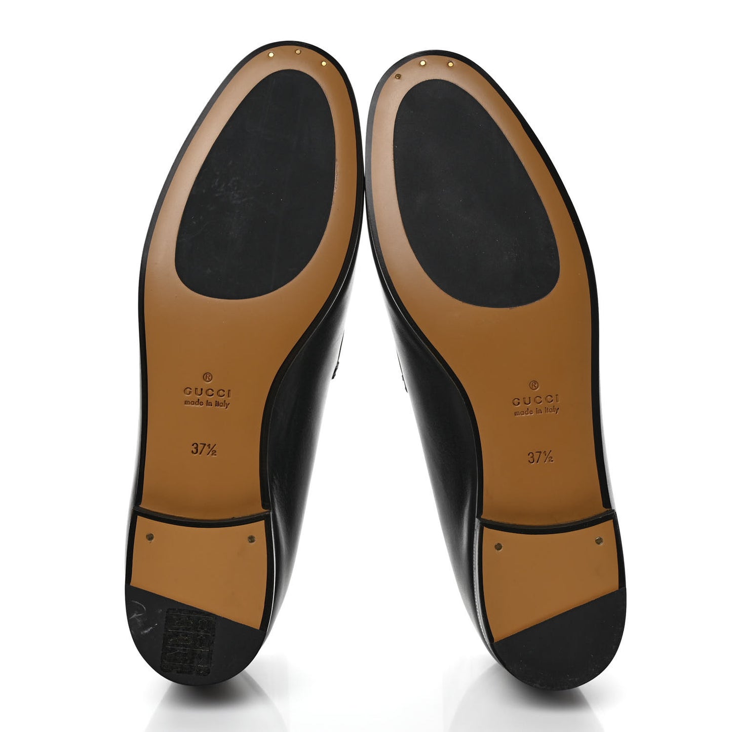 Calfskin Womens Jordaan Loafers 37.5 Black