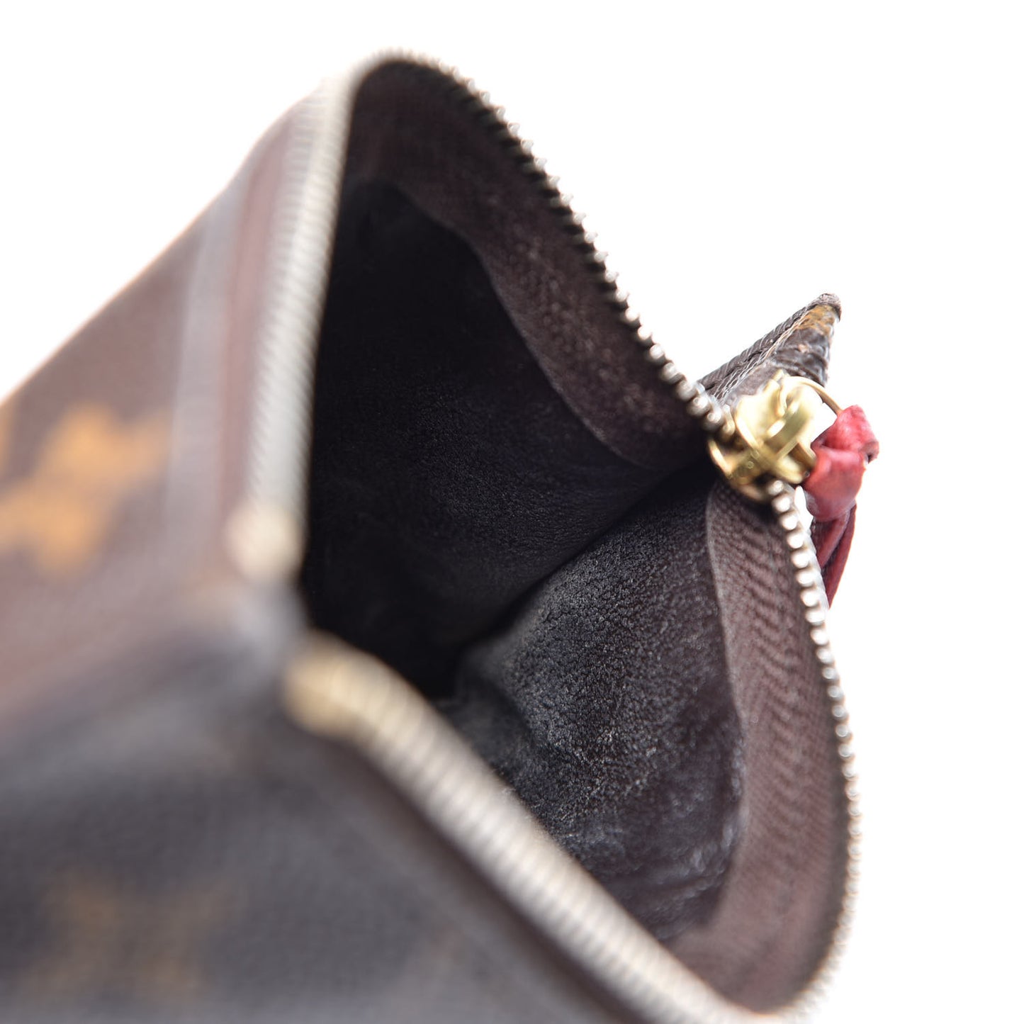 Monogram Josephine Wallet Zippered Insert Fuchsia