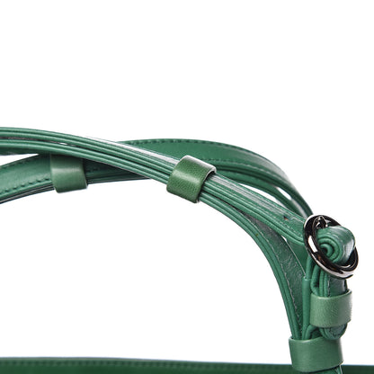Chanel Lambskin Quilted Country Club Tote Green Black 11 of 13