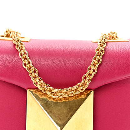 Valentino Garavani Nappa Micro One Stud Chain Bag Blossom 7 of 9
