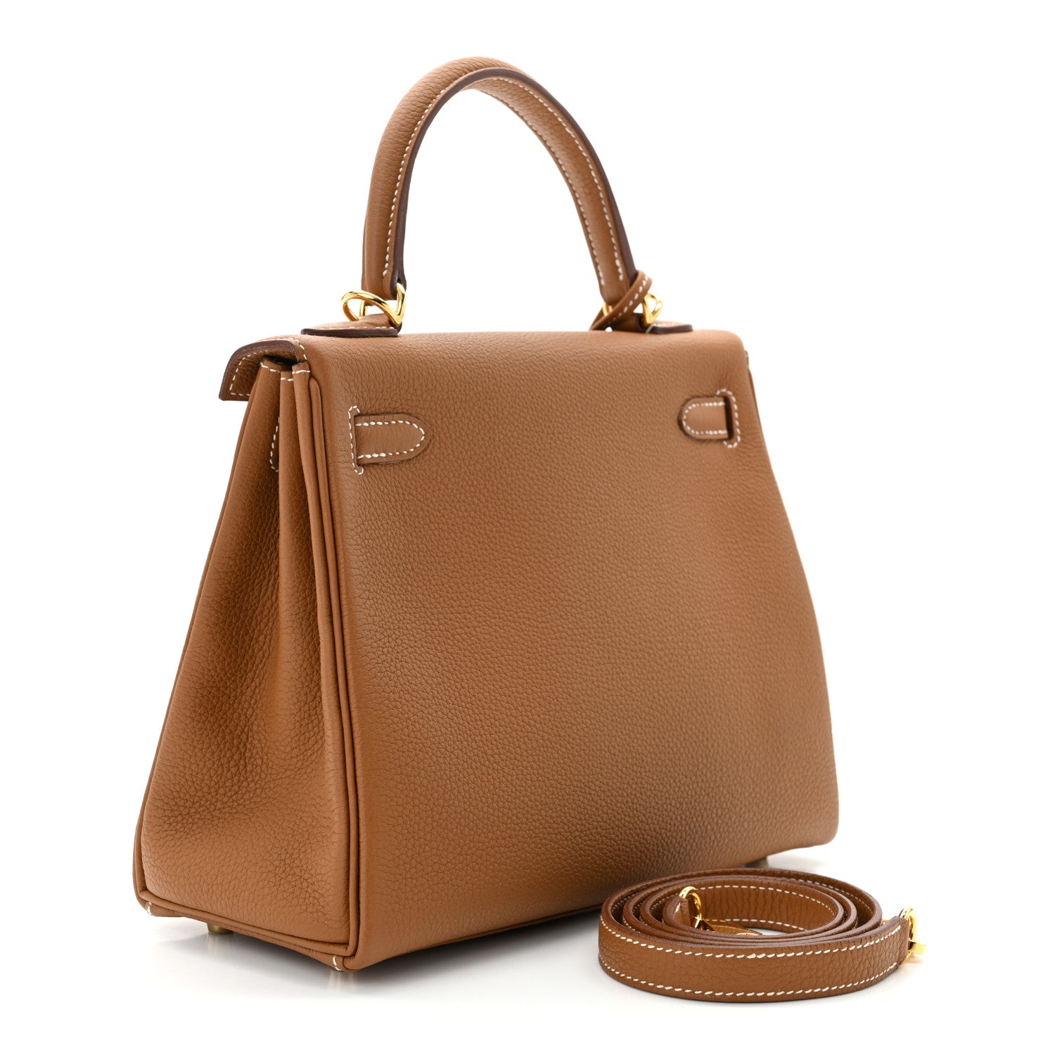 Hermes Togo Kelly Retourne 25 Gold 3 of 11