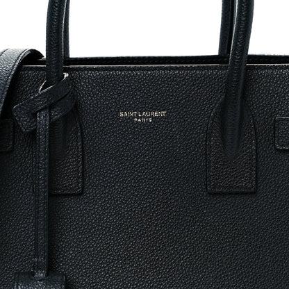 Saint Laurent Grained Calfskin Baby Sac De Jour Black 15 of 21