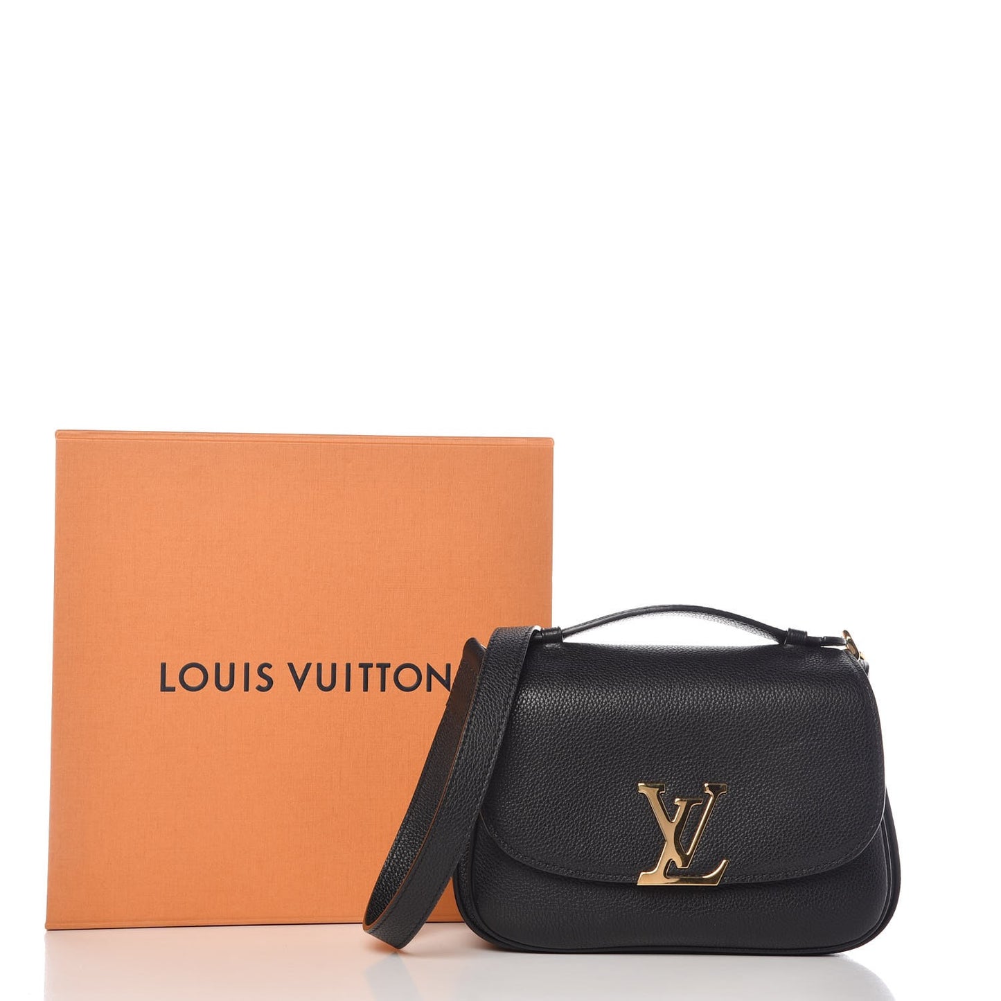 Grained Calfskin Vivienne NM Black