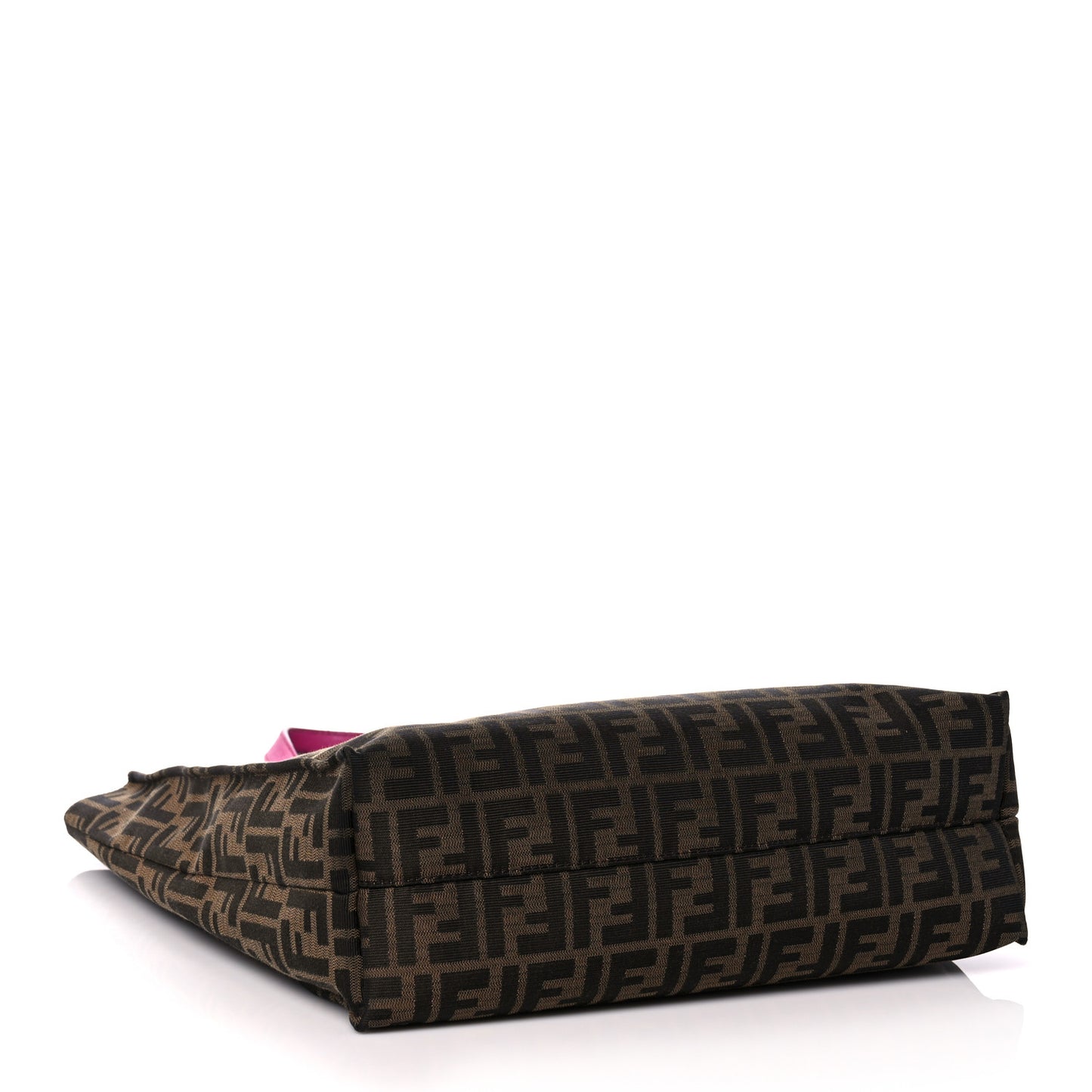 Zucca Vitello Elite Special Shopping Tote Tobacco Fuxia
