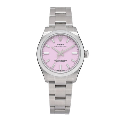 Rolex Stainless Steel 31mm Oyster Perpetual Watch Candy Pink 277200 1 of 5