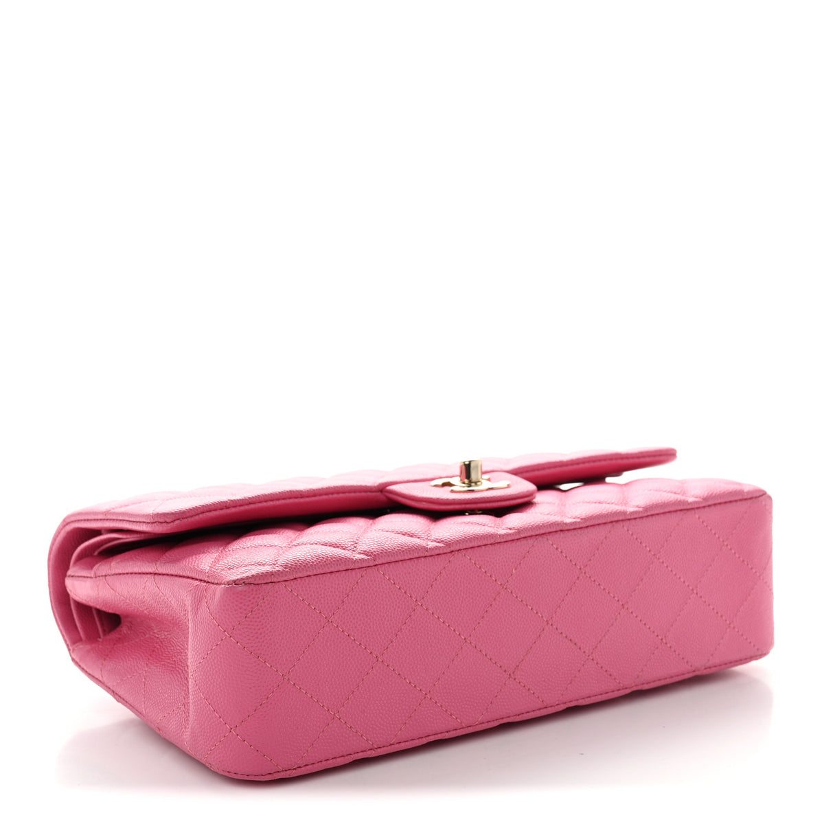 Chanel Caviar Quilted Medium Double Flap Pink 4 of 10