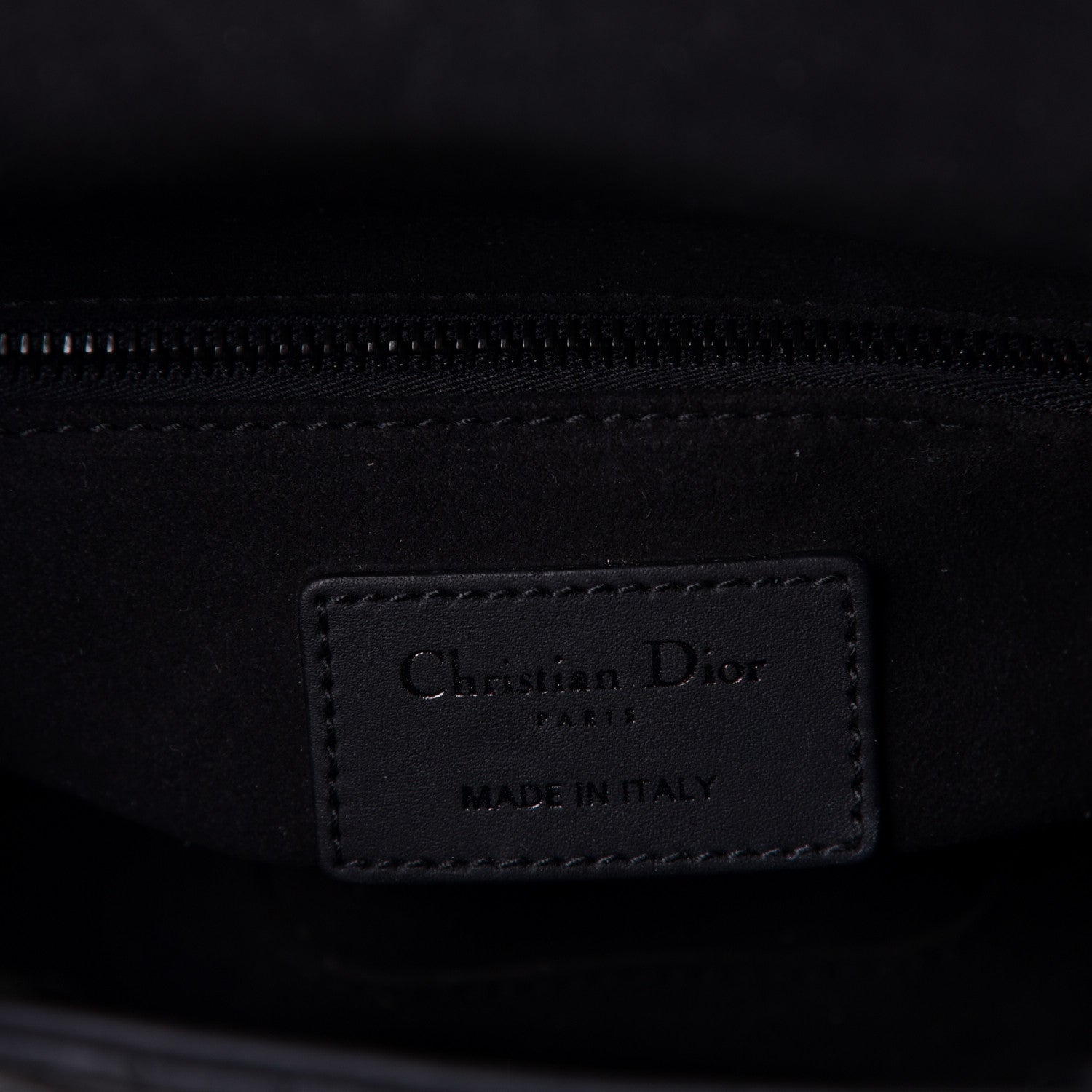 Christian Dior Ultra Matte Calfskin Cannage Small My ABCDior Lady Dior Black 5 of 6