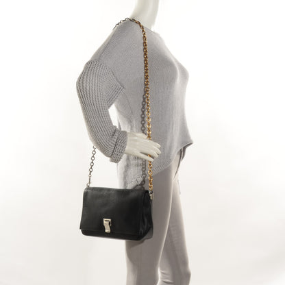 Proenza Schouler Pebbled Calfskin Small Courier Black 2 of 7