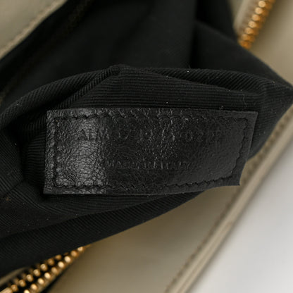 Saint Laurent Calfskin Y Quilted Monogram Medium Loulou Chain Satchel Crema Soft 13 of 21