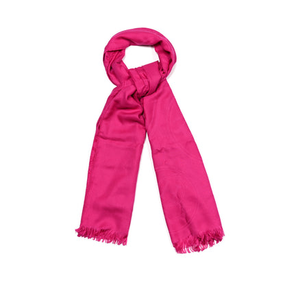 Hermes Cashmere Silk New Libris Stole Rose Indien 1 of 4