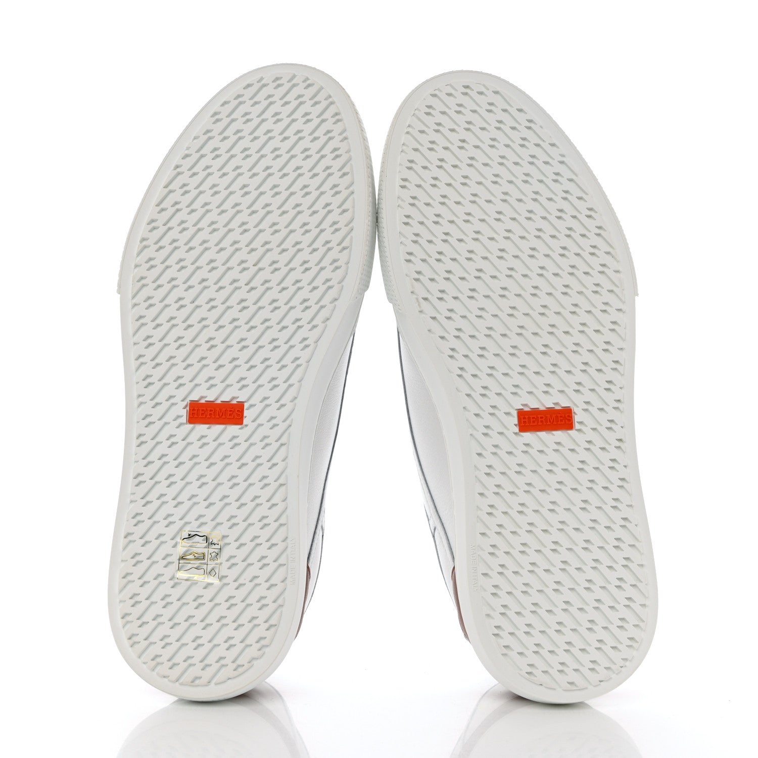 Hermes Calfskin Mens Get Sneakers 40 White 5 of 10