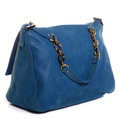 Fendi Vitello Savana Big Forever Mama Baguette Carta Zucchero Tartaruga Natural 3 of 10