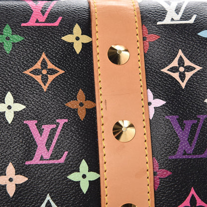 Louis Vuitton Monogram Multicolor Keepall 45 Black 8 of 9