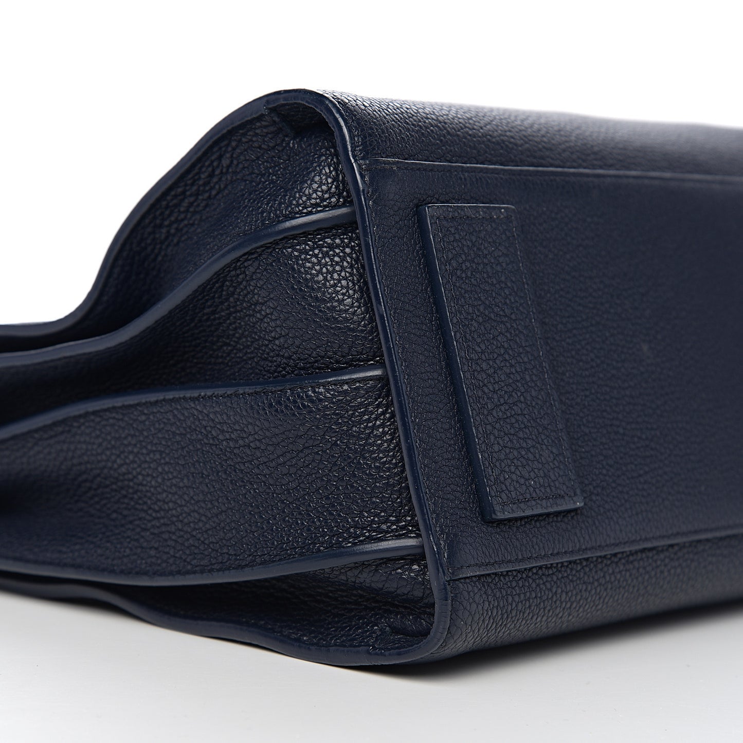 Grained Calfskin Small Supple Sac De Jour Navy