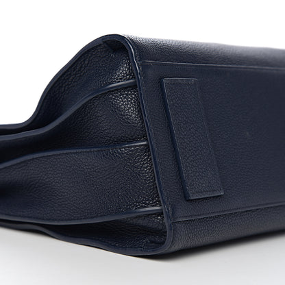 Saint Laurent Grained Calfskin Small Supple Sac De Jour Navy 12 of 14