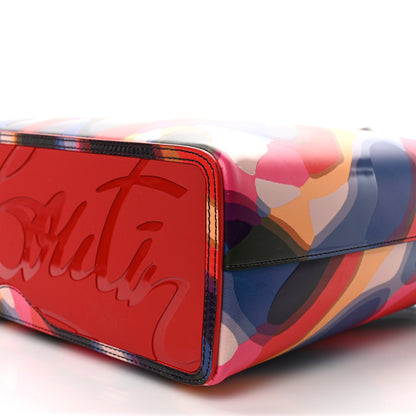 Christian Louboutin Patent Calfskin Paris Illusion Cabata Tote Multicolor 10 of 10