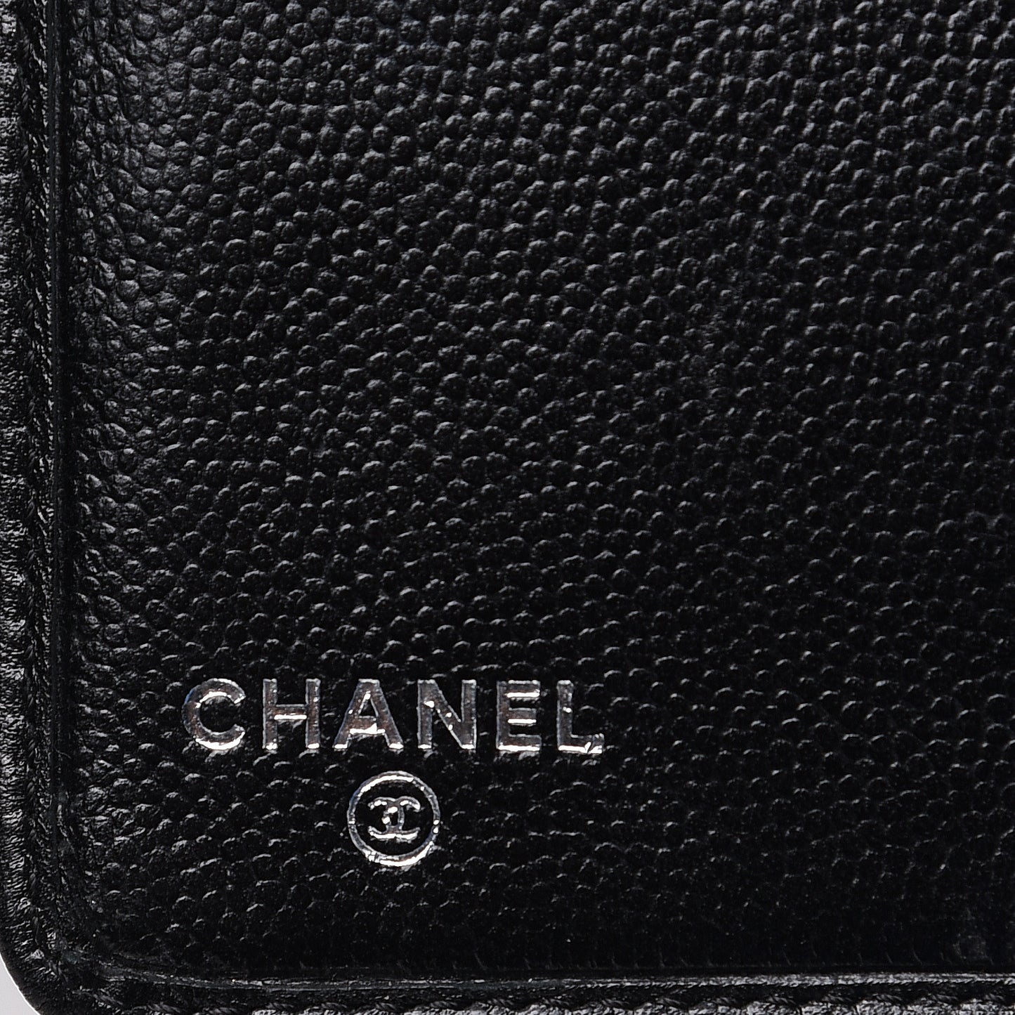 Caviar Sevruga French Compact Wallet Black