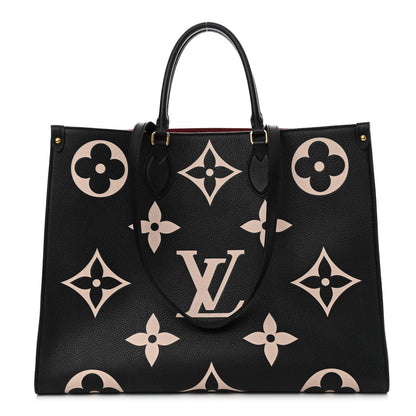 Louis Vuitton Empreinte Monogram Giant Onthego GM Black Beige 1 of 15