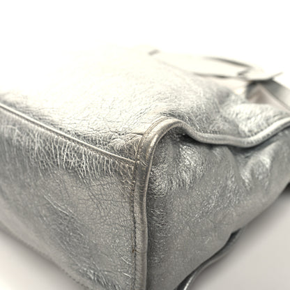Balenciaga Metallic Agneau Giant 12 Silver Hardware City Gris Aluminum 13 of 14