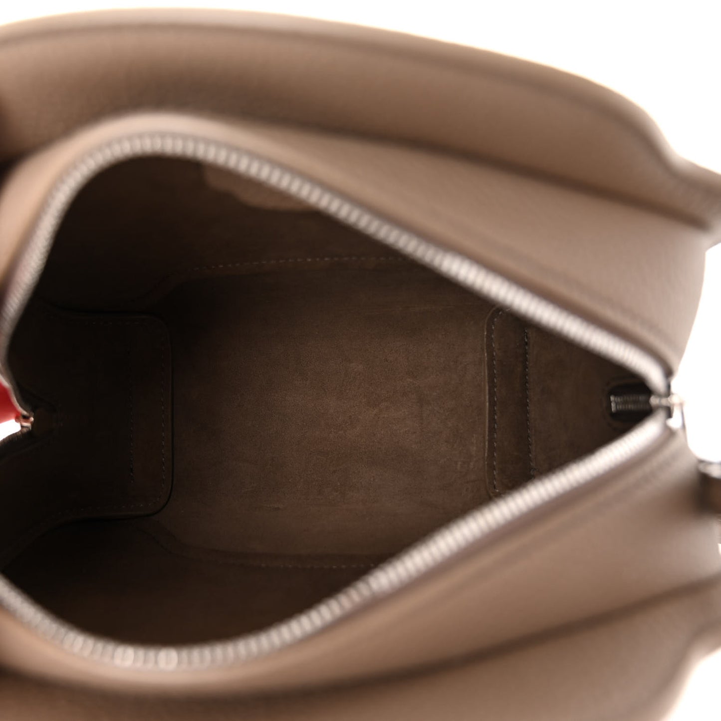 Grained Calfskin Sesia Crossbody Warm Mastic