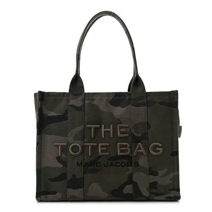 Marc Jacobs Canvas Camouflage Large The Tote Bag Khaki 1 of 9