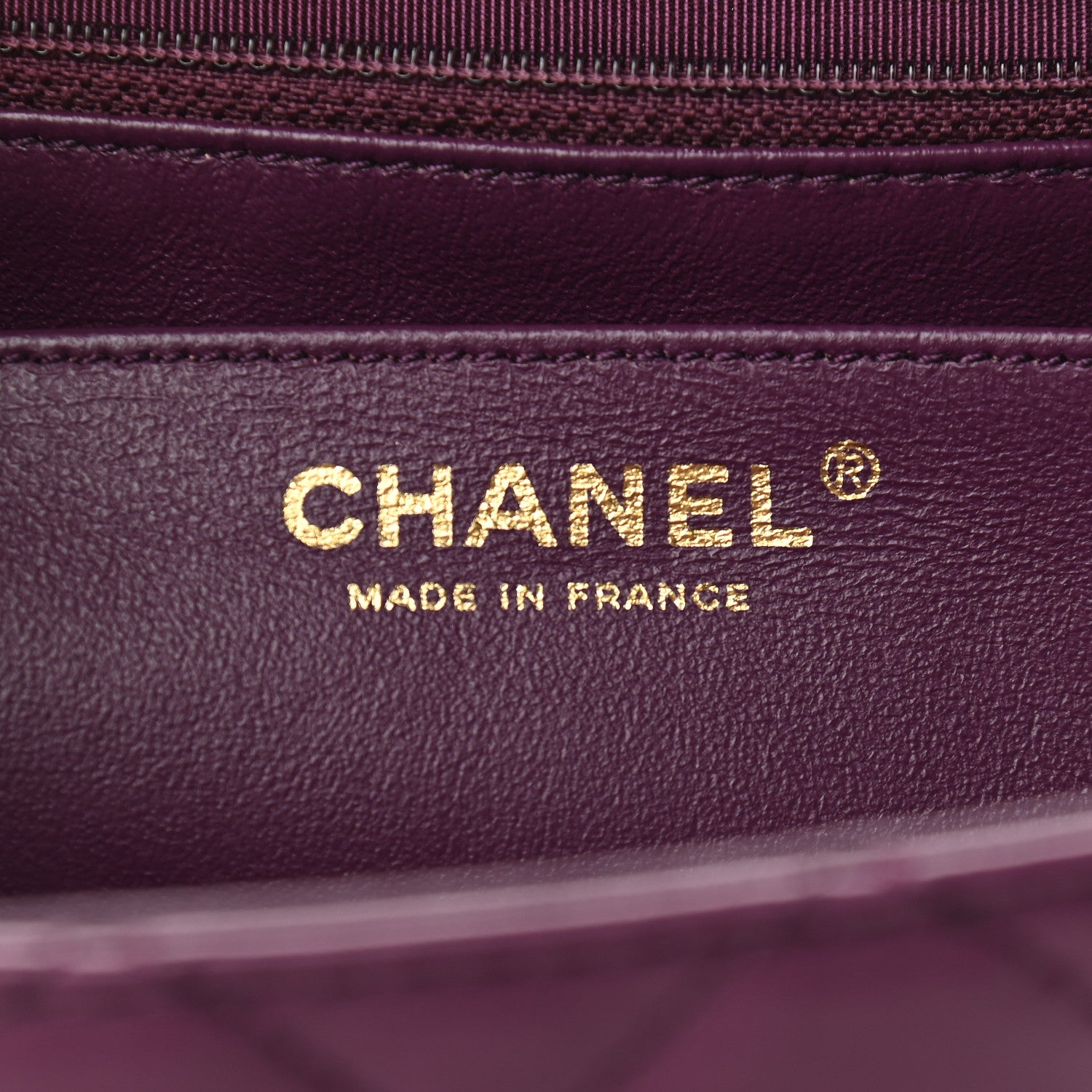 Chanel Lambskin Quilted Jumbo Single Flap Purple 6 of 11