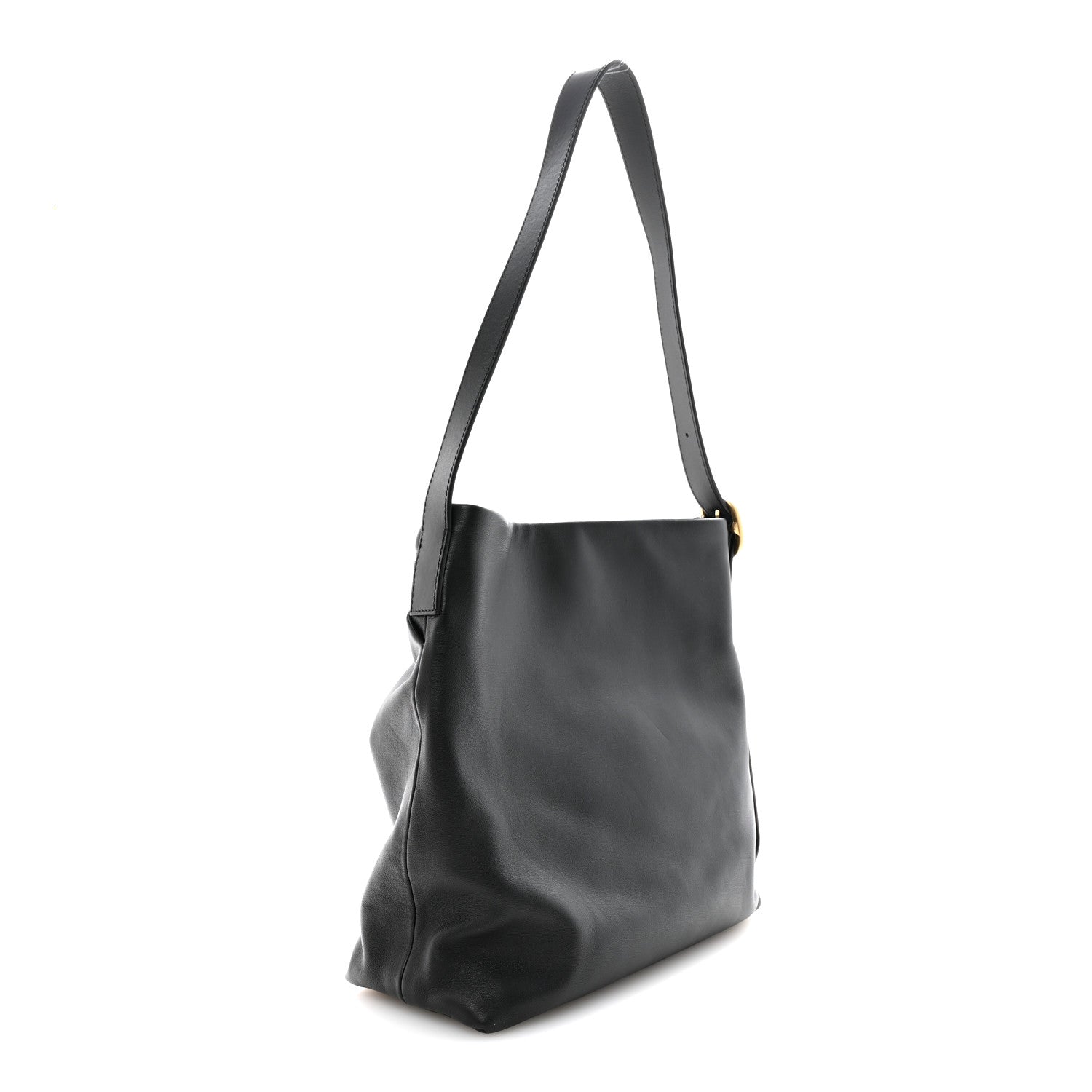 Loewe Mellow Nappa Draped Tote Black 3 of 10