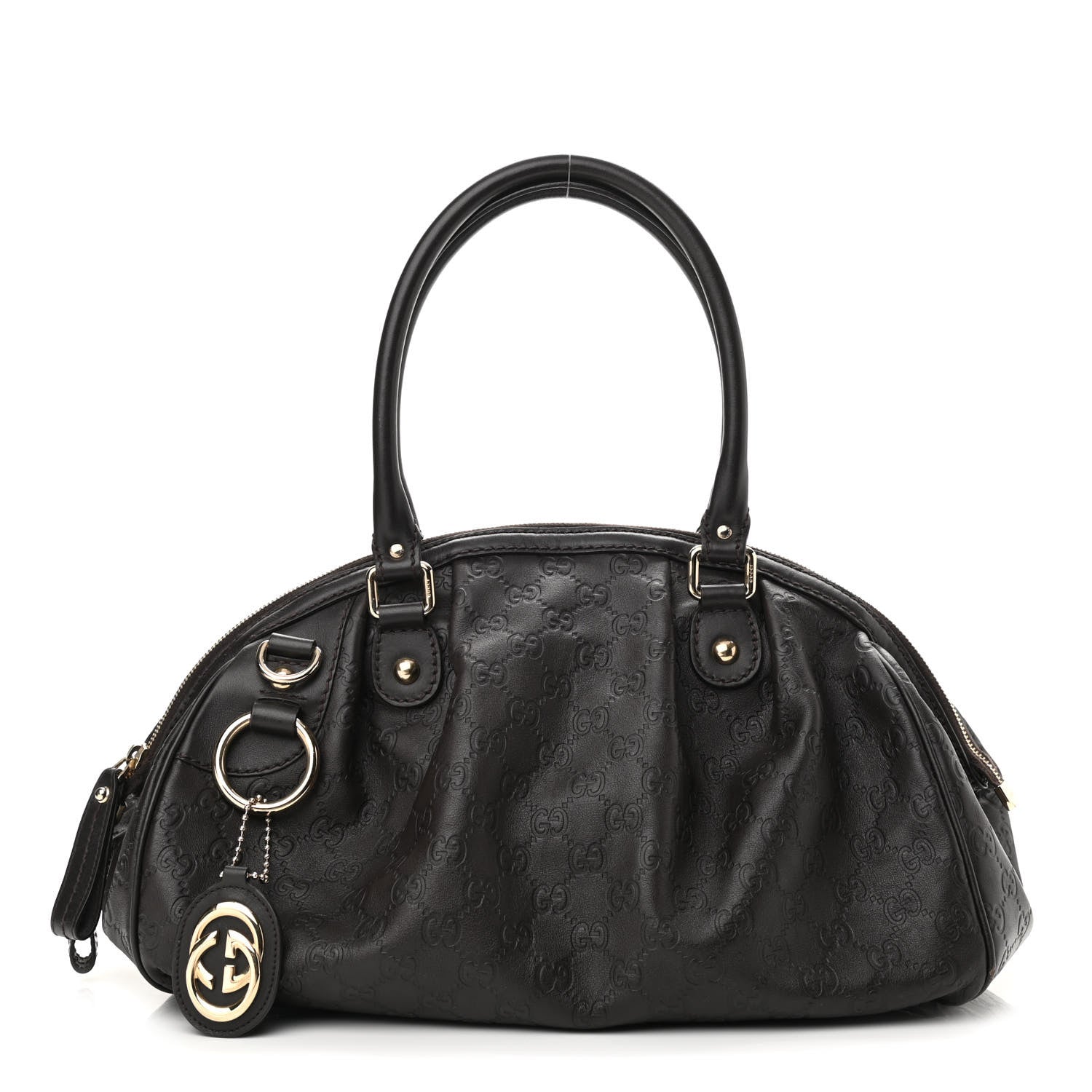 Gucci Guccissima Medium Sukey Boston Chocolate 1 of 10