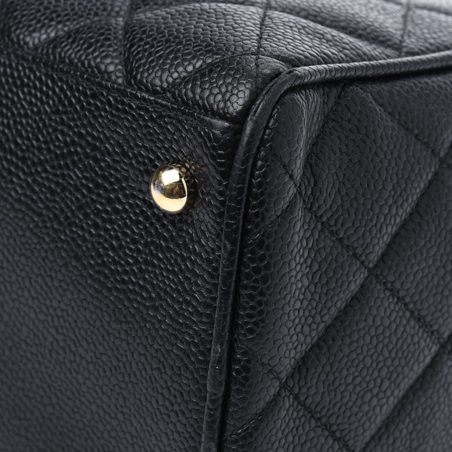 Chanel Caviar Quilted Large Bowler Black 9 of 17