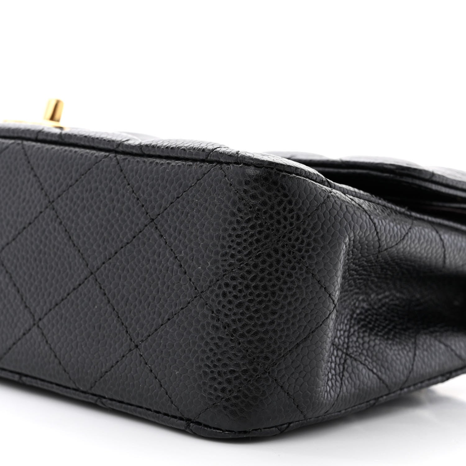Chanel Caviar Quilted Medium Double Flap Black 10 of 12