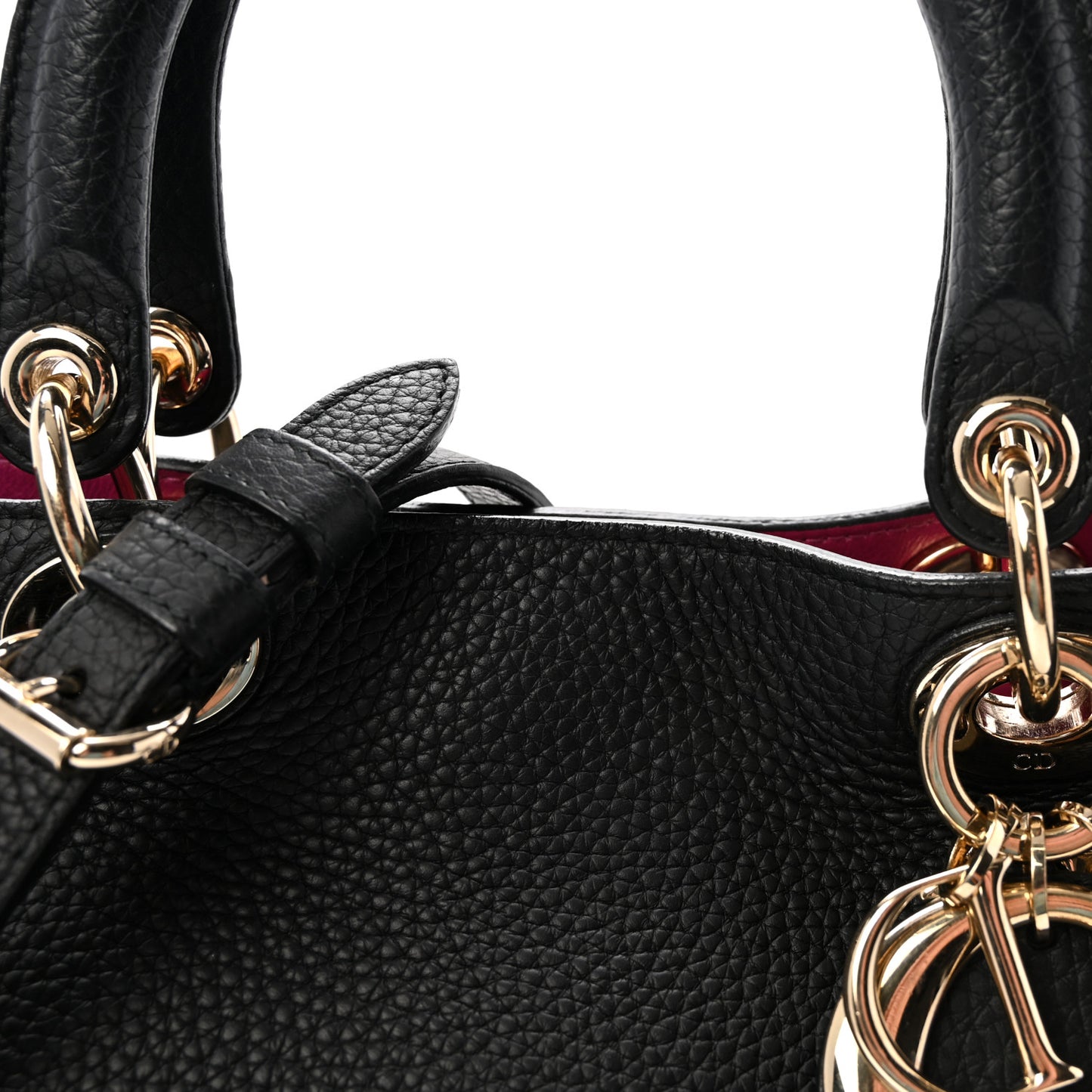 Bullcalf Medium Diorissimo Tote Black Rose Indien