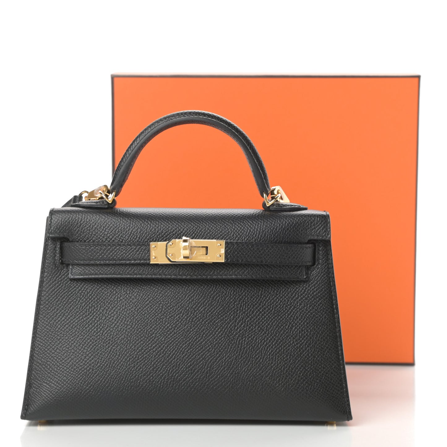 Epsom Mini Kelly Sellier 20 Black