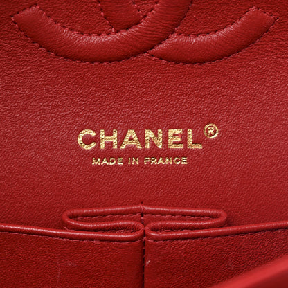 Chanel Lambskin Quilted Medium Double Flap Red 6 of 10