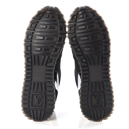 Louis Vuitton Suede Monogram Run Away Sneakers 37.5 Black 5 of 9