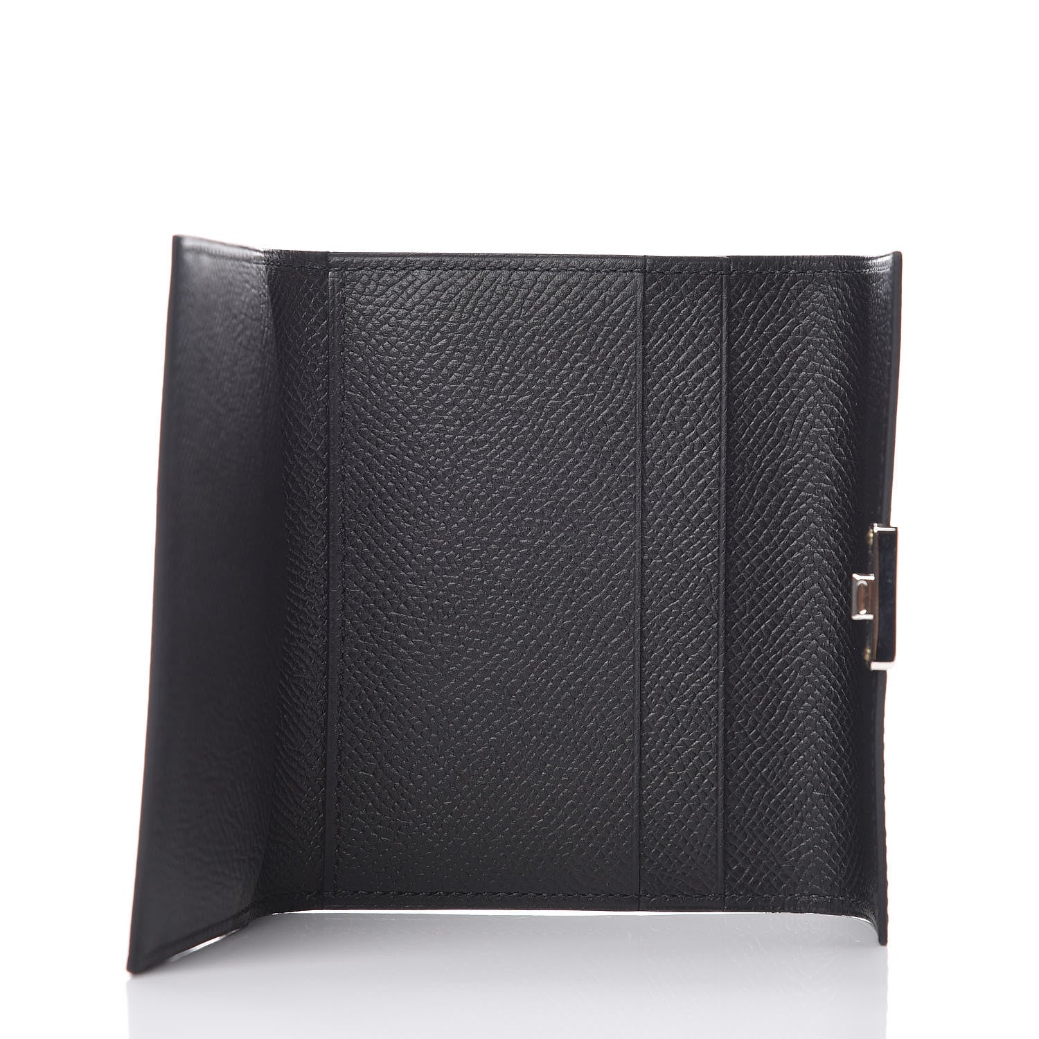 Hermes Epsom Clic Mini Card Holder Black 5 of 8
