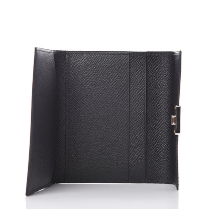 Hermes Epsom Clic Mini Card Holder Black 5 of 8