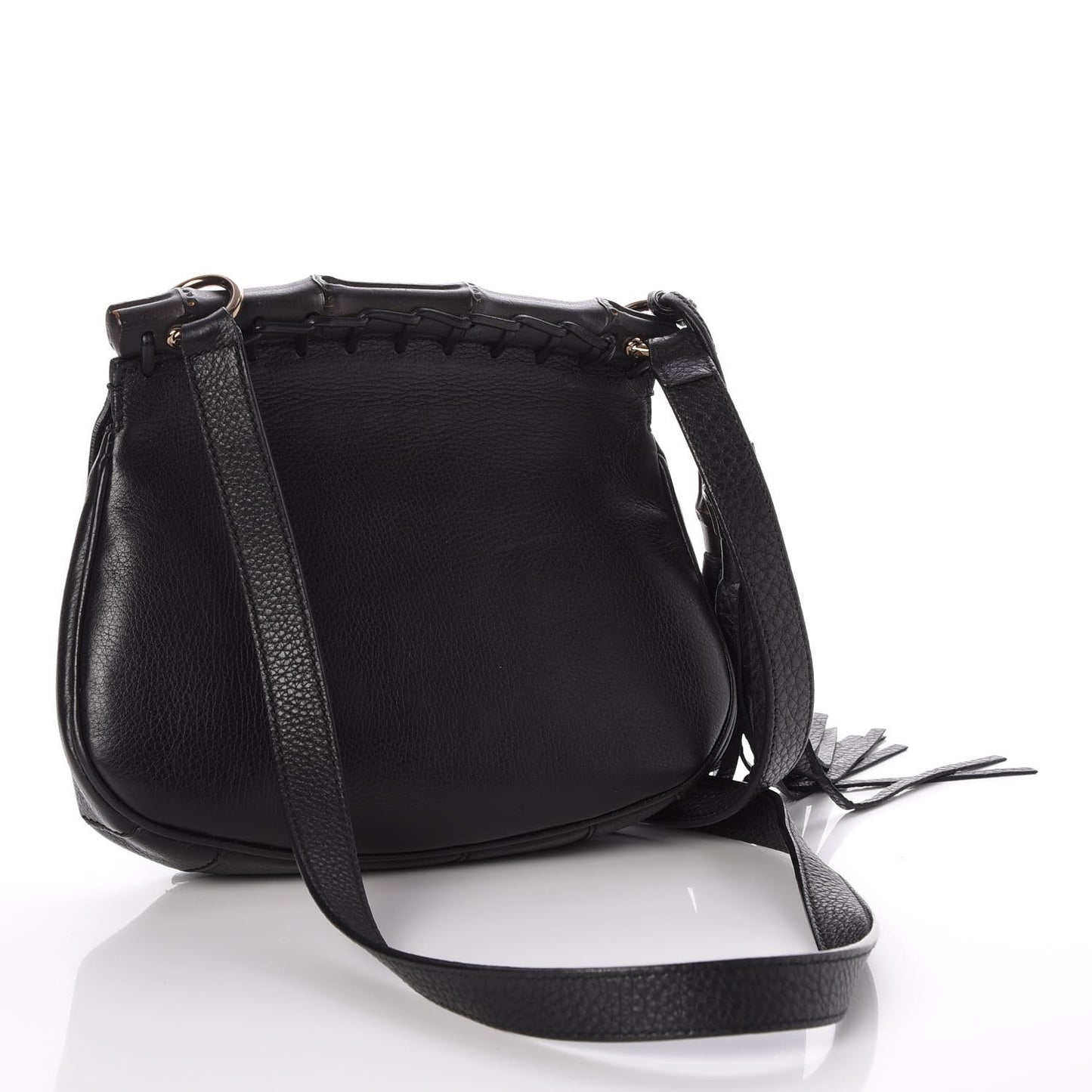 Calfskin Small Nouveau Shoulder Bag Black