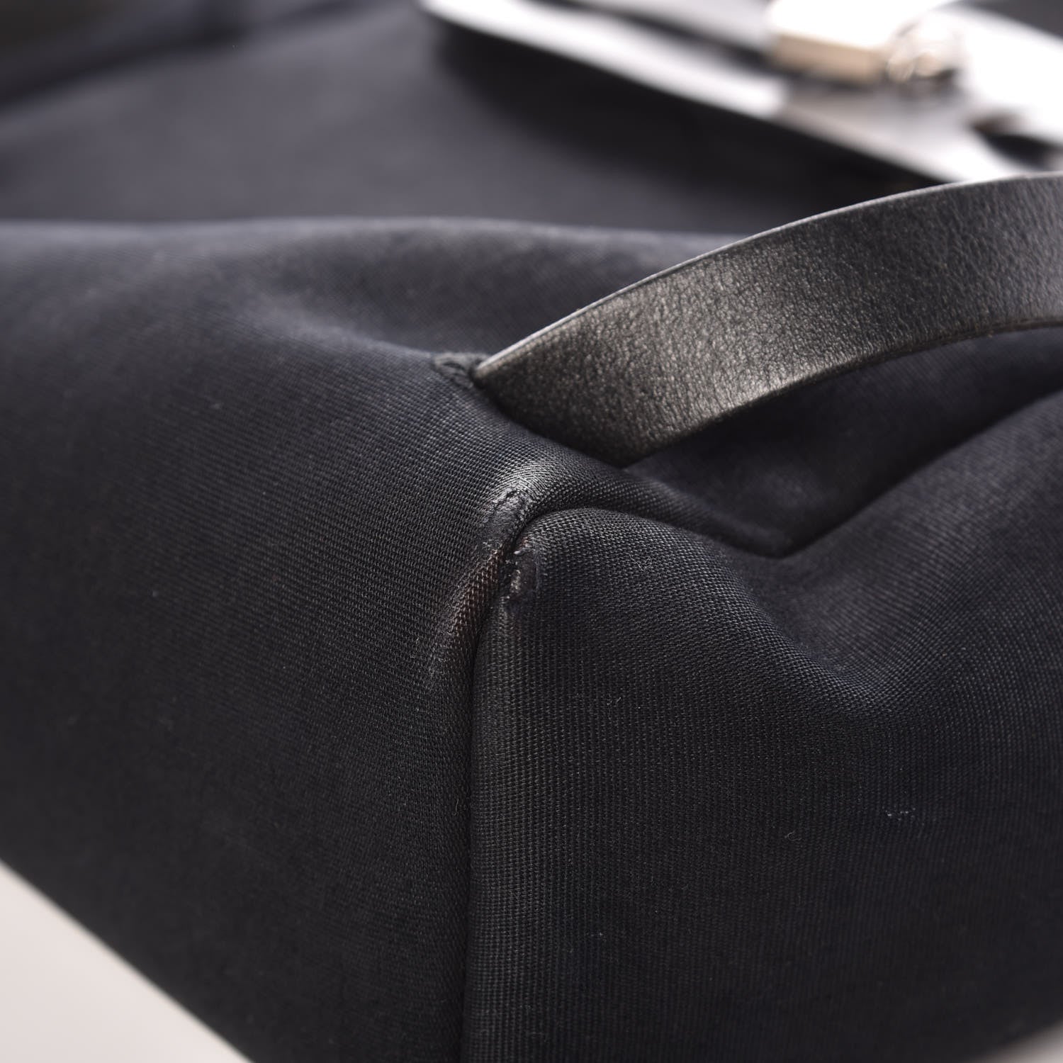 Hermes Toile Vache Calfskin Herbag 30 PM Backpack Black 16 of 16