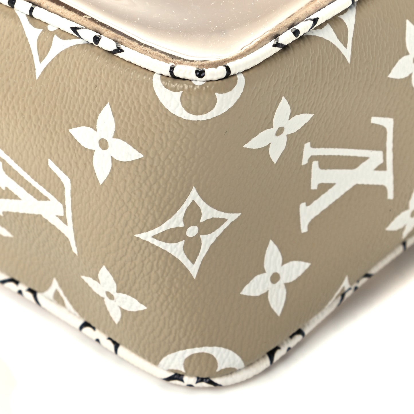 Monogram Giant Beach Pouch Kaki